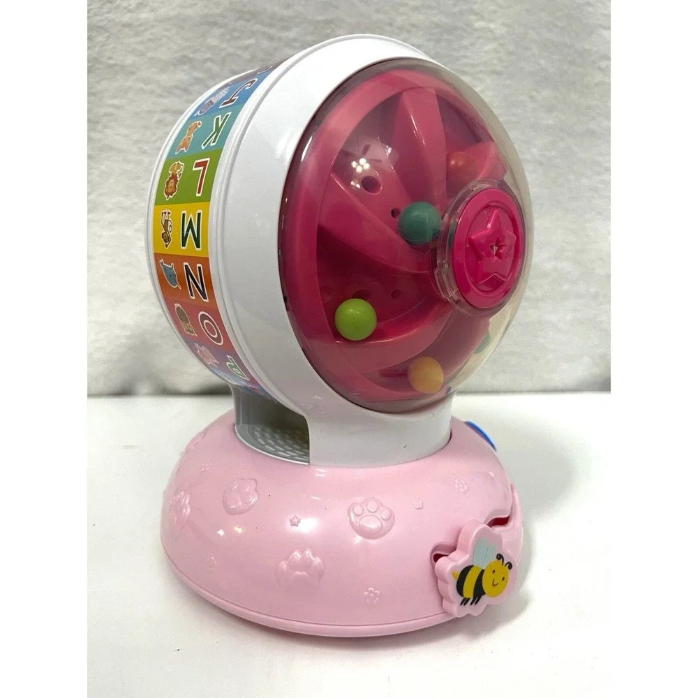 Leap Frog Spin and Sing Alphabet Zoo Discovery Ball ABC Wheel PINK